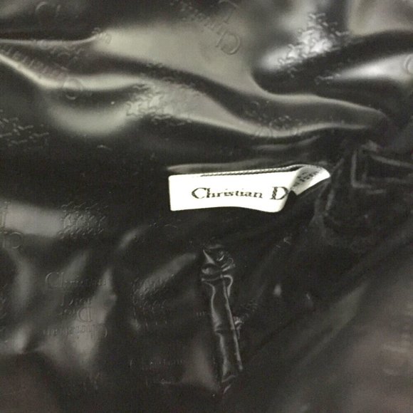 Christian Dior CD Logo Leopard Pattern Canvas Cosmetic Pouch Bag /1G0791 - Picture 8 of 8